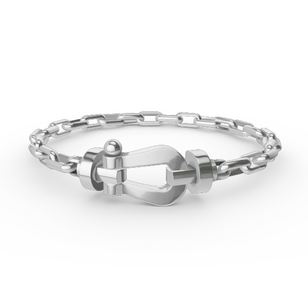 ¡®Glow Jewelry¡¯FORCE LARGE HORSESHOE CLASP  METAL BRACELET