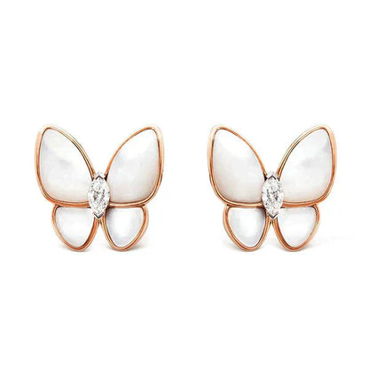 ¡®Glow Jewelry¡¯SCHMETTERLING MOP DIAMANT OHRRINGE
