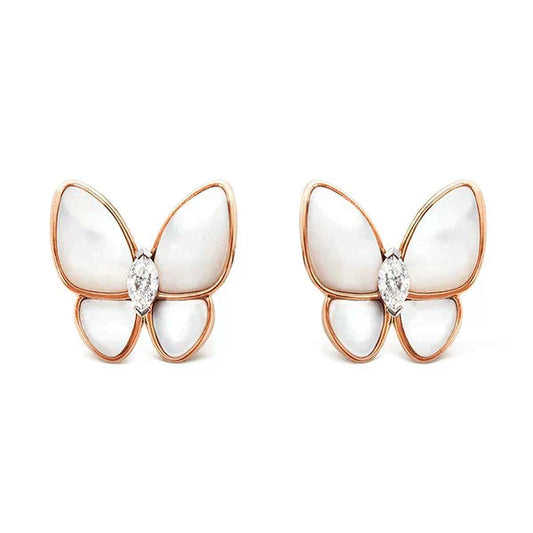 ¡®Glow Jewelry¡¯SCHMETTERLING MOP DIAMANT OHRRINGE