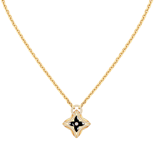 „Glow Jewelry“ Stern-Anhänger aus Roségold mit Diamanten