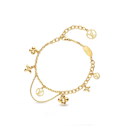 „Glow Jewelry“ BLOOMING PINK GOLD MOP ARMBAND