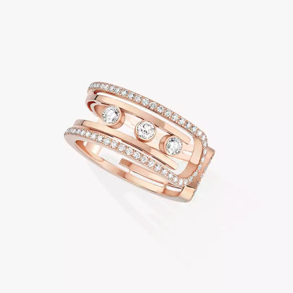 [Glow Jewelry]Move 10th Diamond Ring in Gold
