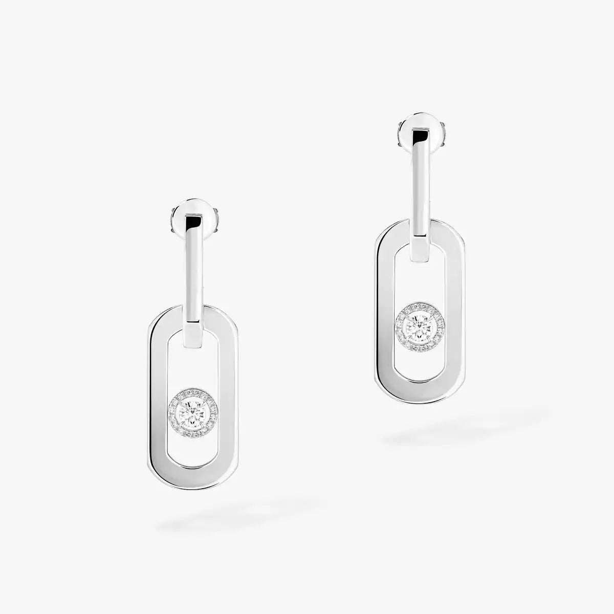 [Glow Jewelry] So Move XL Diamond Hoop Earring