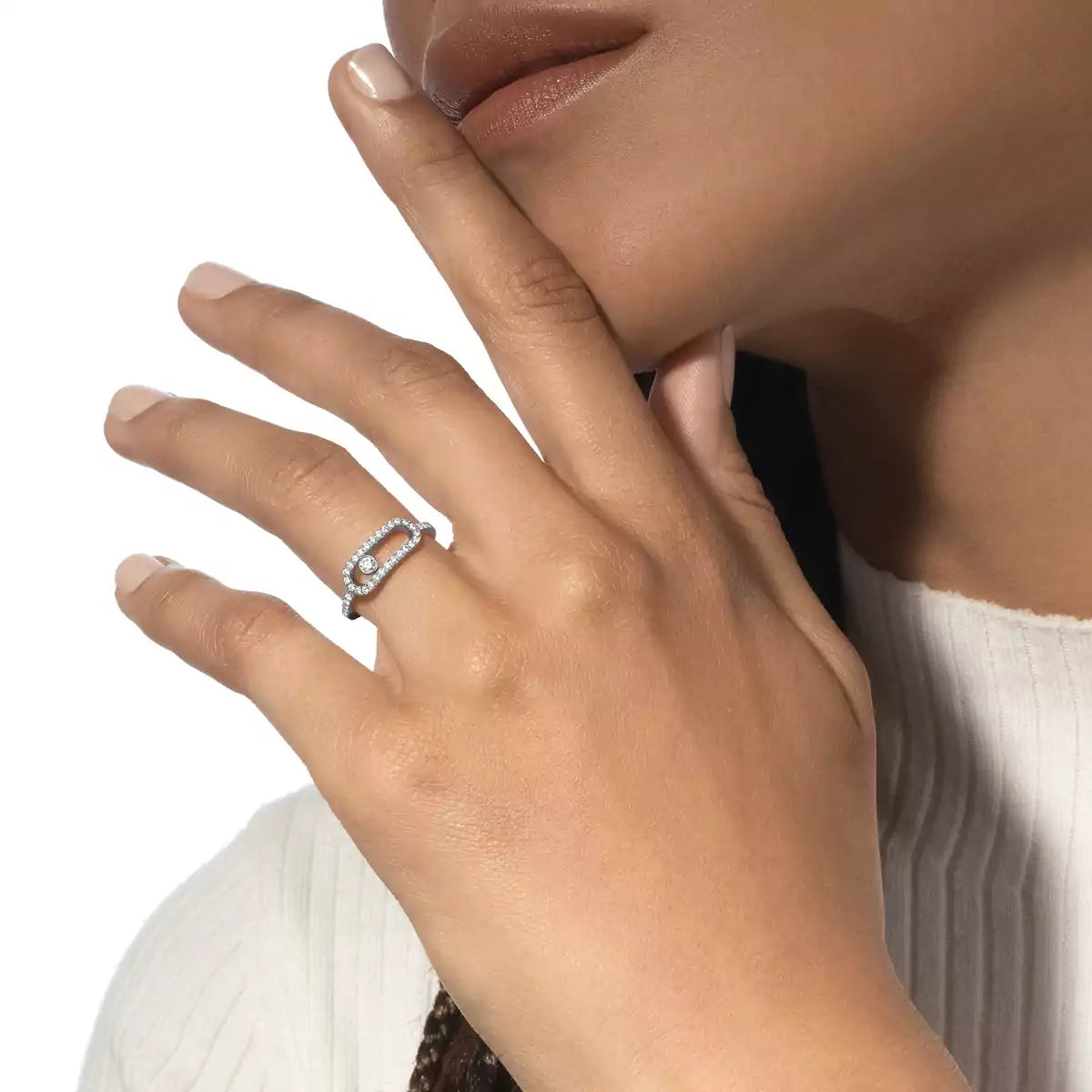 [Glow Jewelry]Move Uno Diamond Ring in Gold