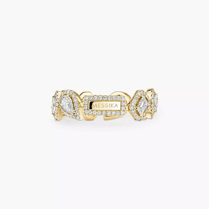 [Glow Jewelry]Diamond Wedding Ring My Twin