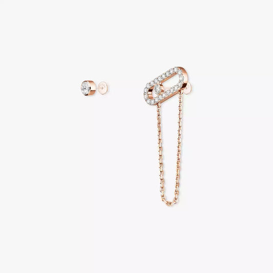 [Glow Jewelry]Move Uno Diamond Earrings