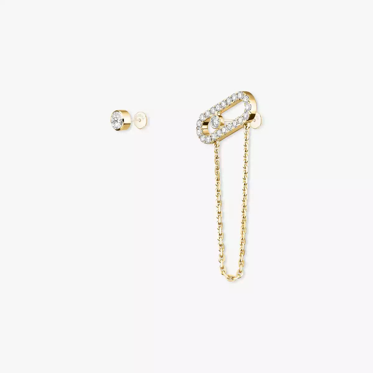 [Glow Jewelry]Move Uno Diamond Earrings