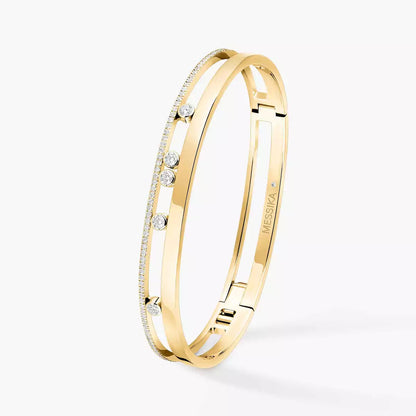 [Glow Jewelry]Move Romane Diamond Bangle Bracelet