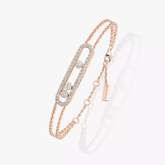 [Glow Jewelry] Move Classique pavé bracelet