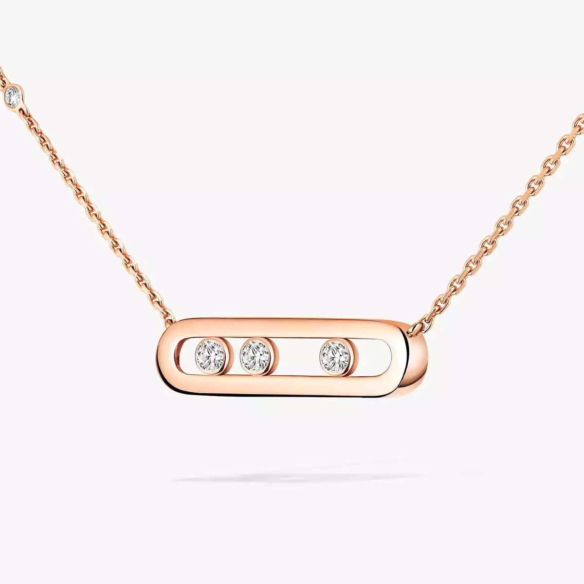 [Glow Jewelry] Baby Move Gold Diamond Necklace