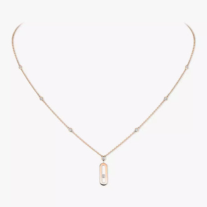 [Glow Jewelry] Move Uno Gold Diamond Long Necklace