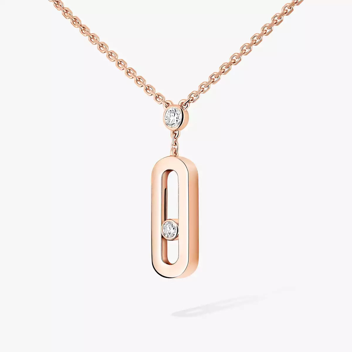 [Glow Jewelry] Move Uno Gold Diamond Long Necklace