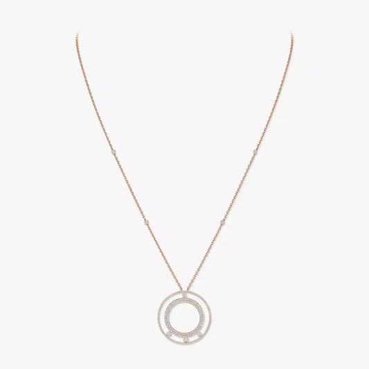 [Glow Jewelry]Move Romane Long Pave_-Set Diamond Necklace