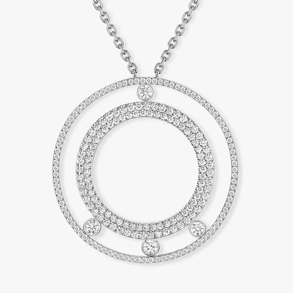 [Glow Jewelry]Move Romane Long Pave_-Set Diamond Necklace