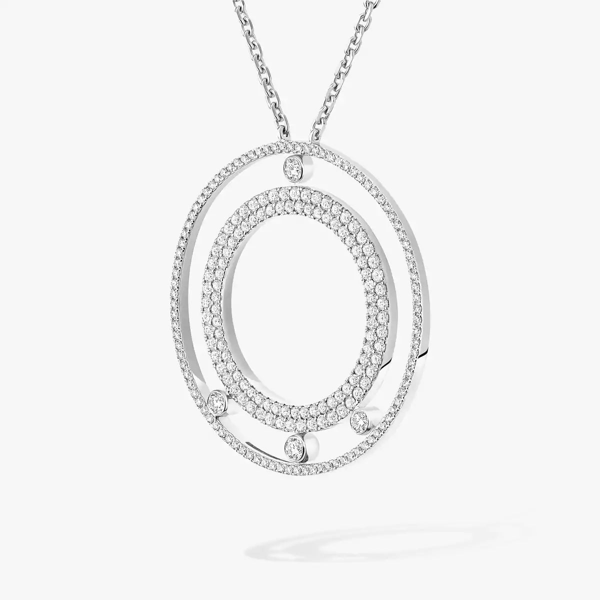 [Glow Jewelry]Move Romane Long Pave_-Set Diamond Necklace