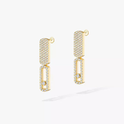 [Glow Jewelry]Imperial Move SM Diamond Earrings