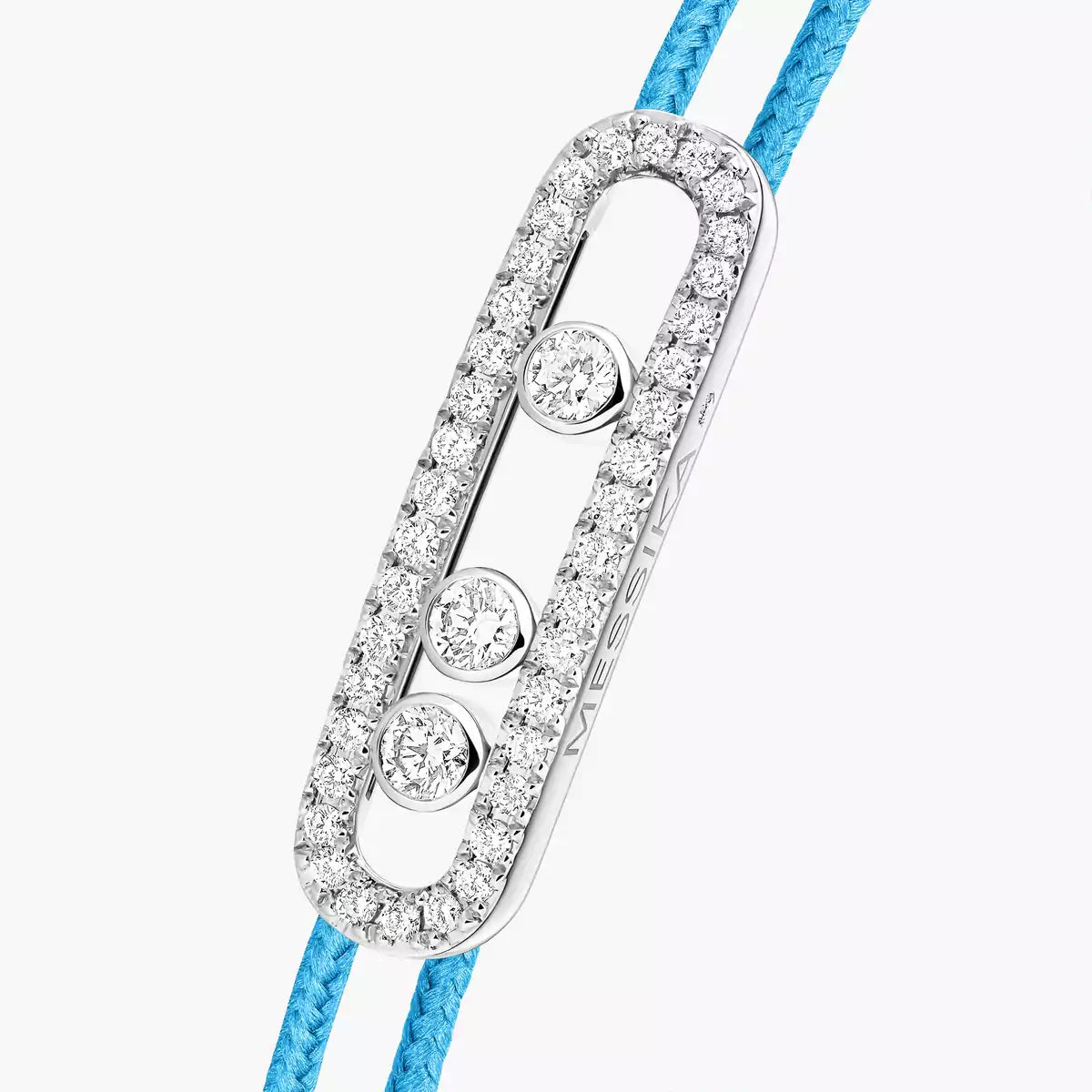 [Glow Jewelry]MK Care(s) pink cord pavé bracelet