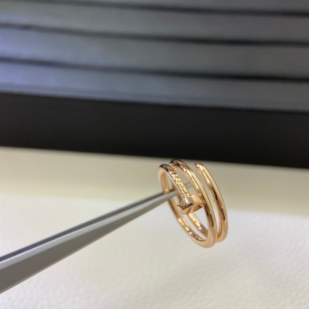 [Glow Jewelry]SMOOTH THREE-BAND NAIL RING
