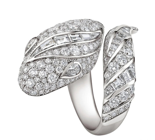 [Glow Jewelry]BRAND NEW LUXURY SILVER SNAKE RING