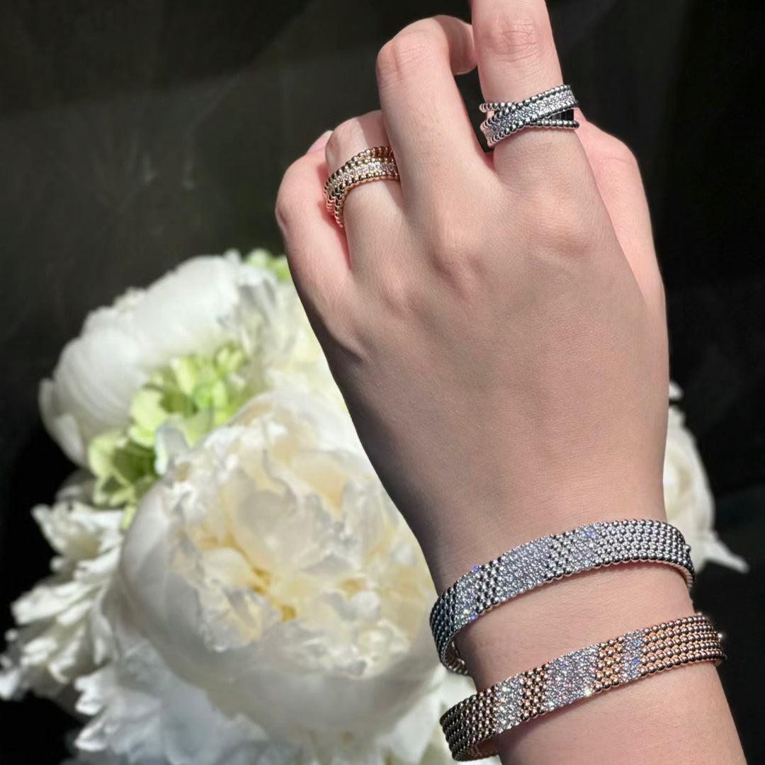 [Glow Jewelry]  FIVE-ROW DIAMOND BRACELET