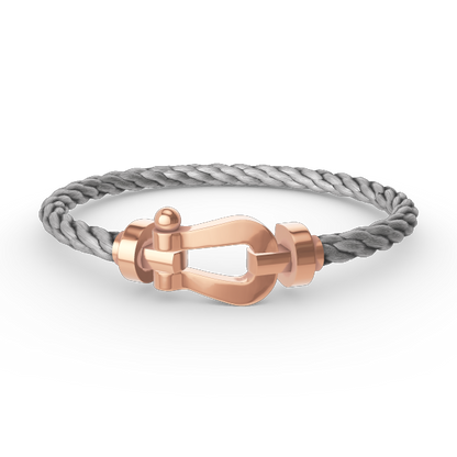 [Glow Jewelry]FORCE LARGE HORSESHOE NO DIAMOND BRACELET ROSE GOLD