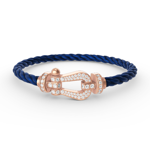 ¡®Glow Jewelry¡¯FORCE LARGE HORSESHOE FULL DIAMOND BRACELET ROSE GOLD