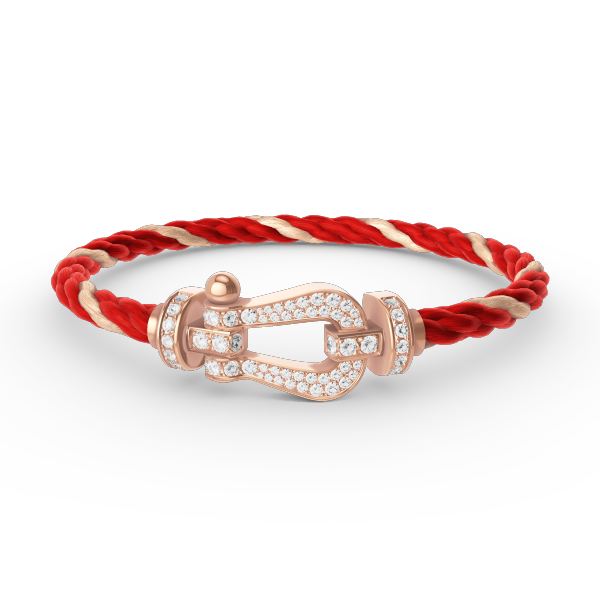 ¡®Glow Jewelry¡¯FORCE LARGE HORSESHOE FULL DIAMOND BRACELET ROSE GOLD
