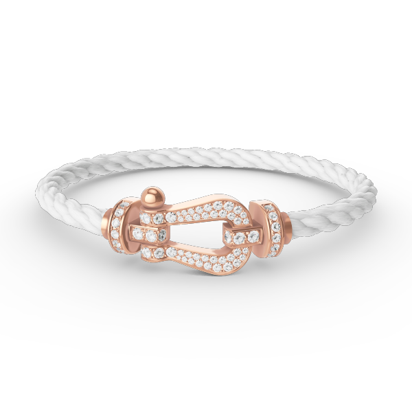 ¡®Glow Jewelry¡¯FORCE LARGE HORSESHOE FULL DIAMOND BRACELET ROSE GOLD