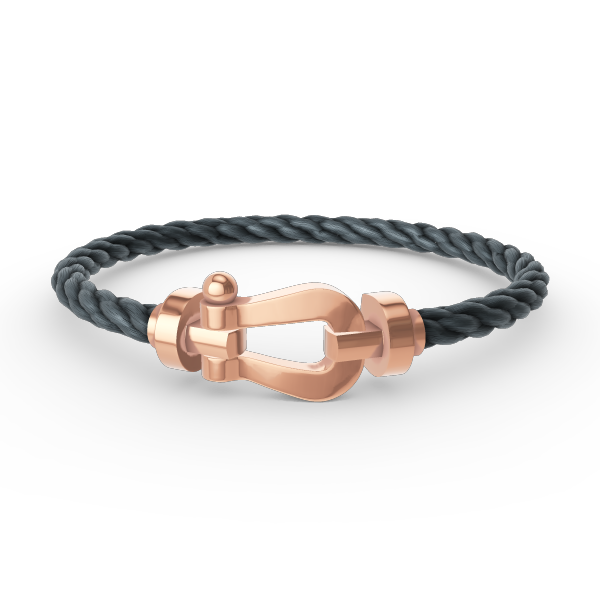 [Glow Jewelry]FORCE LARGE HORSESHOE NO DIAMOND BRACELET ROSE GOLD