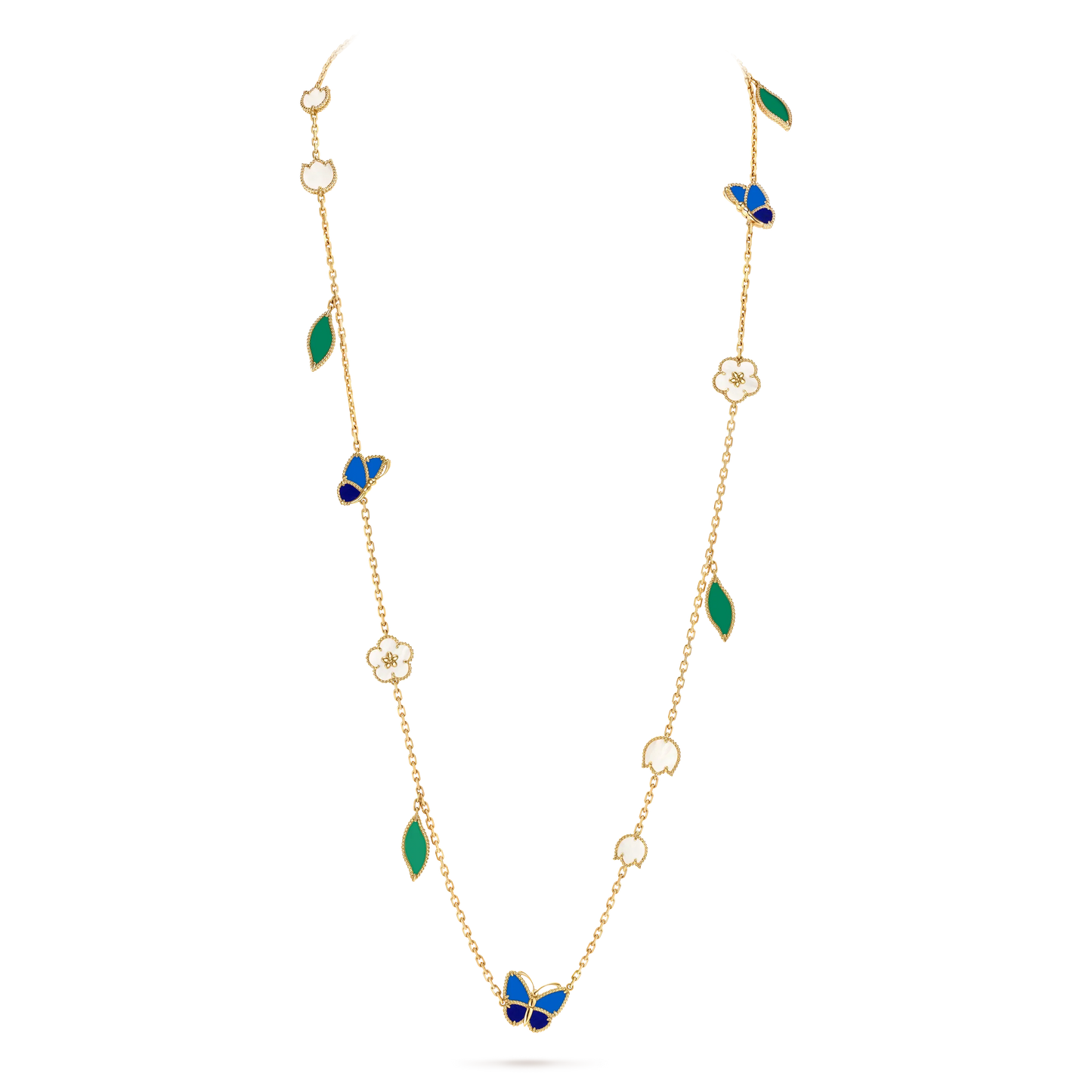 [Glow Schmuck] 26 NEUES KLEEBLATT 15 MOTIVE GLÜCKSKETTE