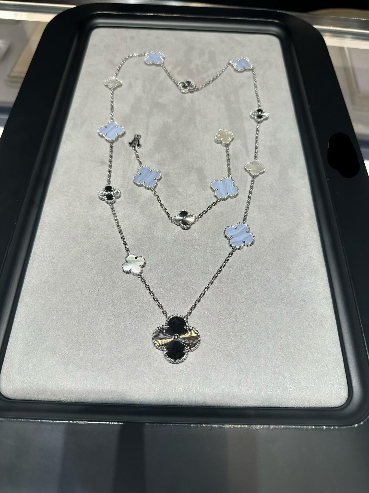 [¡®Glow Jewelry¡¯] 25 NEUE KLEE 15 MOTIVE LILA CHALCEDON