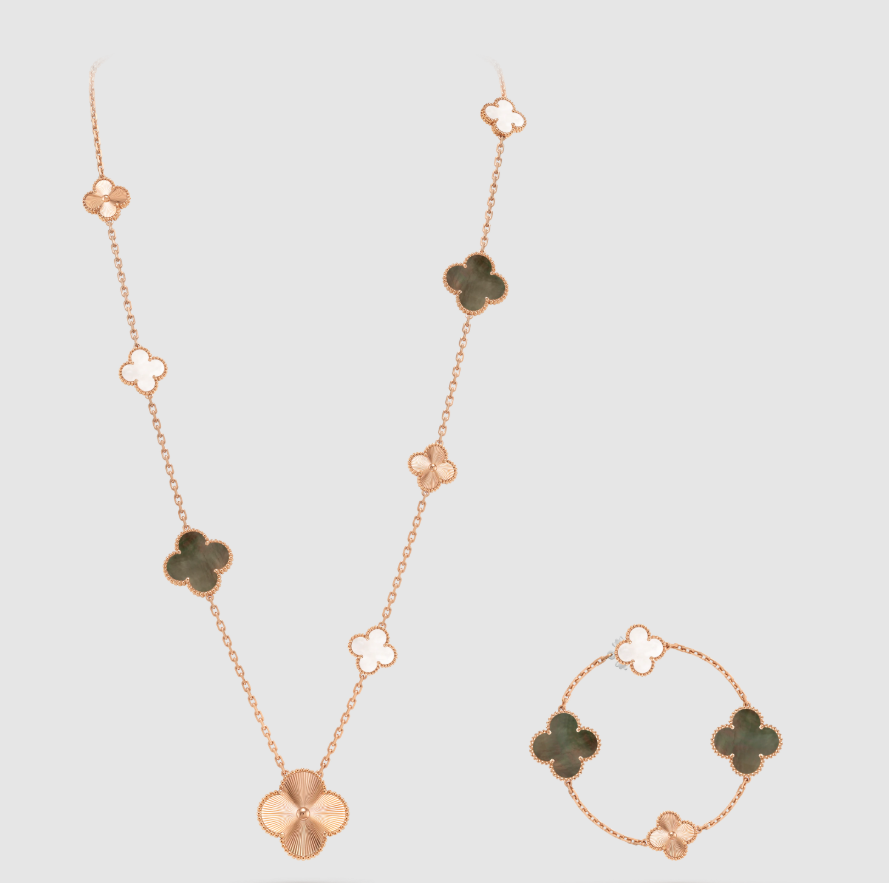 [¡®Glow Jewelry¡¯] 25 NEUE KLEE 15 MOTIVE GRAUES PERLMUTT