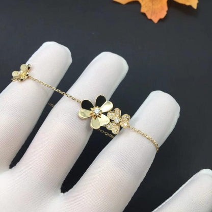 ¡®Glow Jewelry¡¯FRIVOLE GOLD 5 BLÜTEN ARMBAND