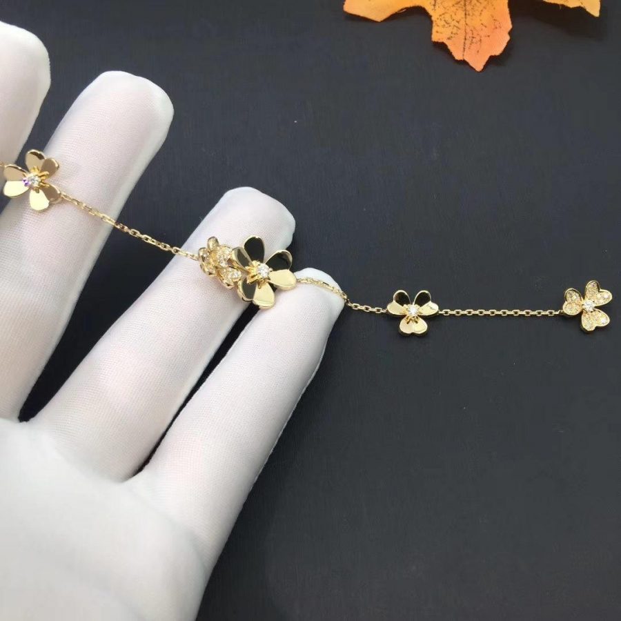 ¡®Glow Jewelry¡¯FRIVOLE GOLD 5 BLÜTEN ARMBAND