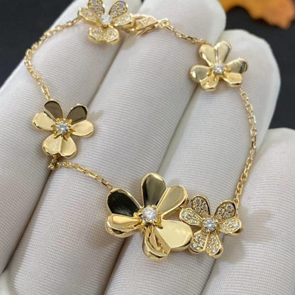 ¡®Glow Jewelry¡¯FRIVOLE GOLD 5 BLÜTEN ARMBAND