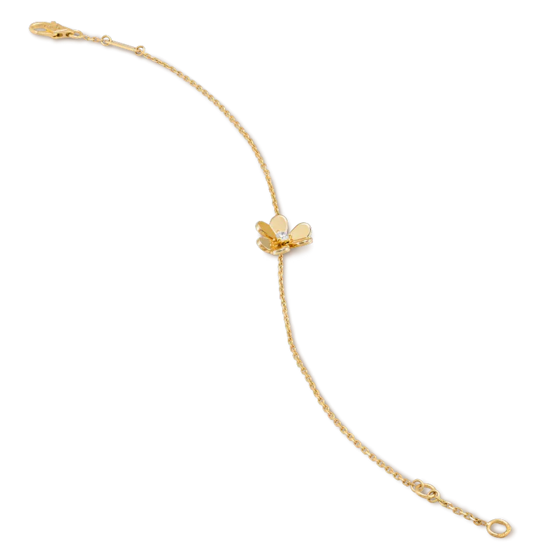 ¡®Glow Jewelry¡¯ FRIVOLE GOLD FLOWER ROSA MALACHIT ARMBAND