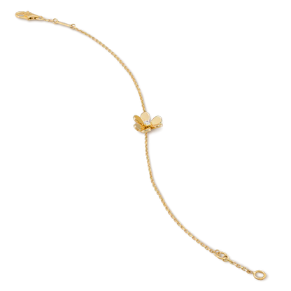 ¡®Glow Jewelry¡¯ FRIVOLE GOLD FLOWER ROSA MALACHIT ARMBAND