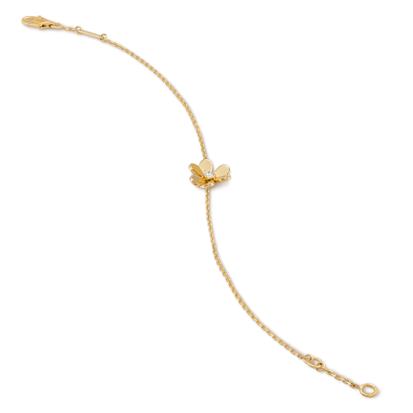 „Glow Jewelry“ FRIVOLE GOLDARMREIF MIT BLUMEN