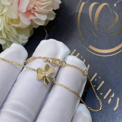 „Glow Jewelry“ FRIVOLE GOLDARMREIF MIT BLUMEN
