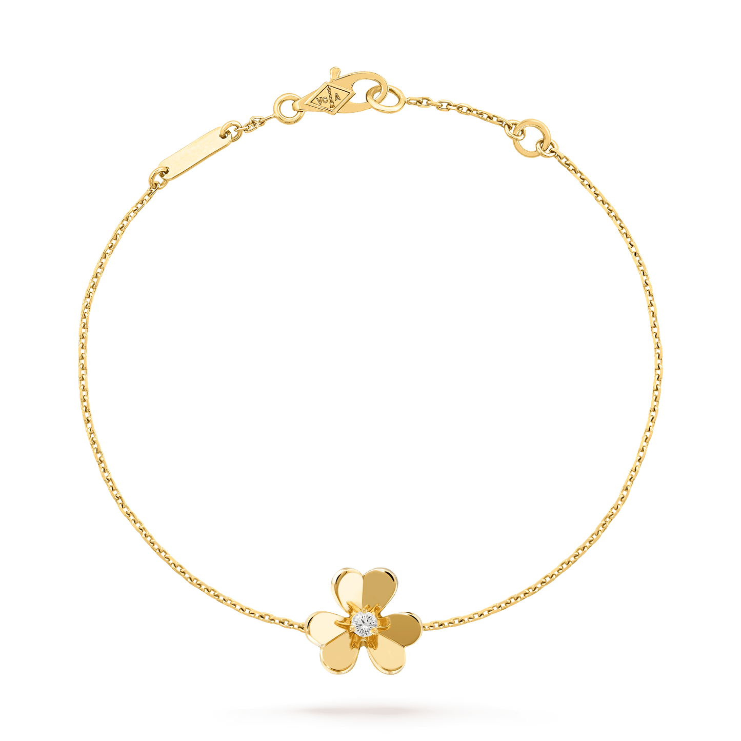 „Glow Jewelry“ FRIVOLE GOLDARMREIF MIT BLUMEN