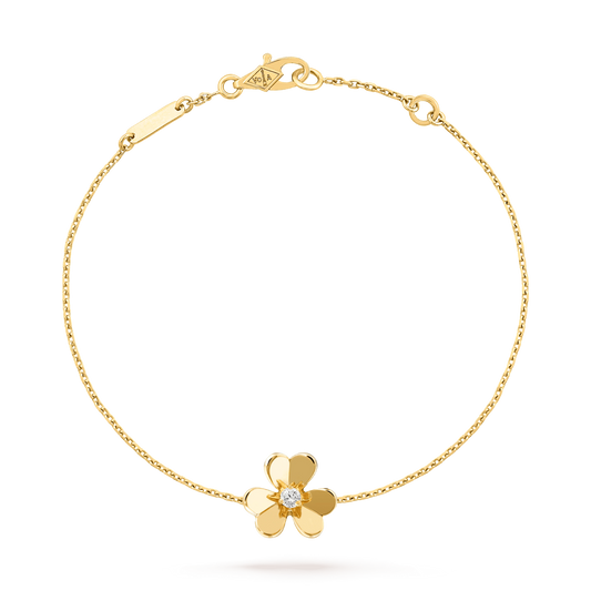 „Glow Jewelry“ FRIVOLE GOLDARMREIF MIT BLUMEN