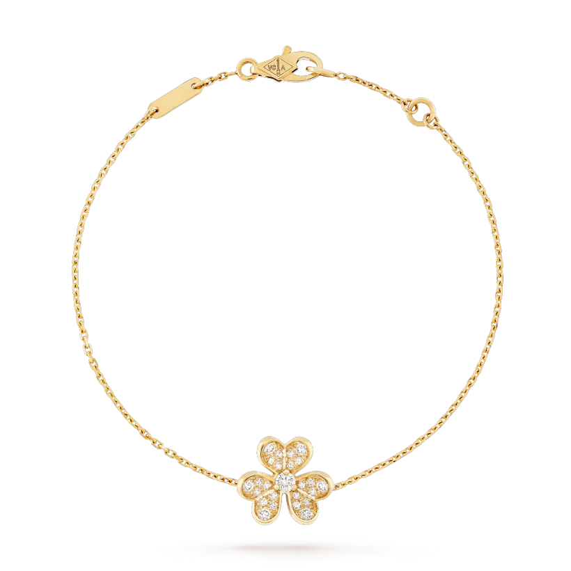 [Glow Jewelry]FRIVOLE GOLD FLOWER DIAMOND BRACELET