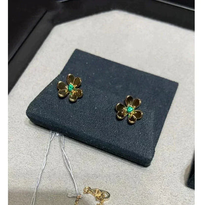 ¡®Glow Jewelry¡¯FRIVOLE  FLOWER MALACHITE EARRINGS