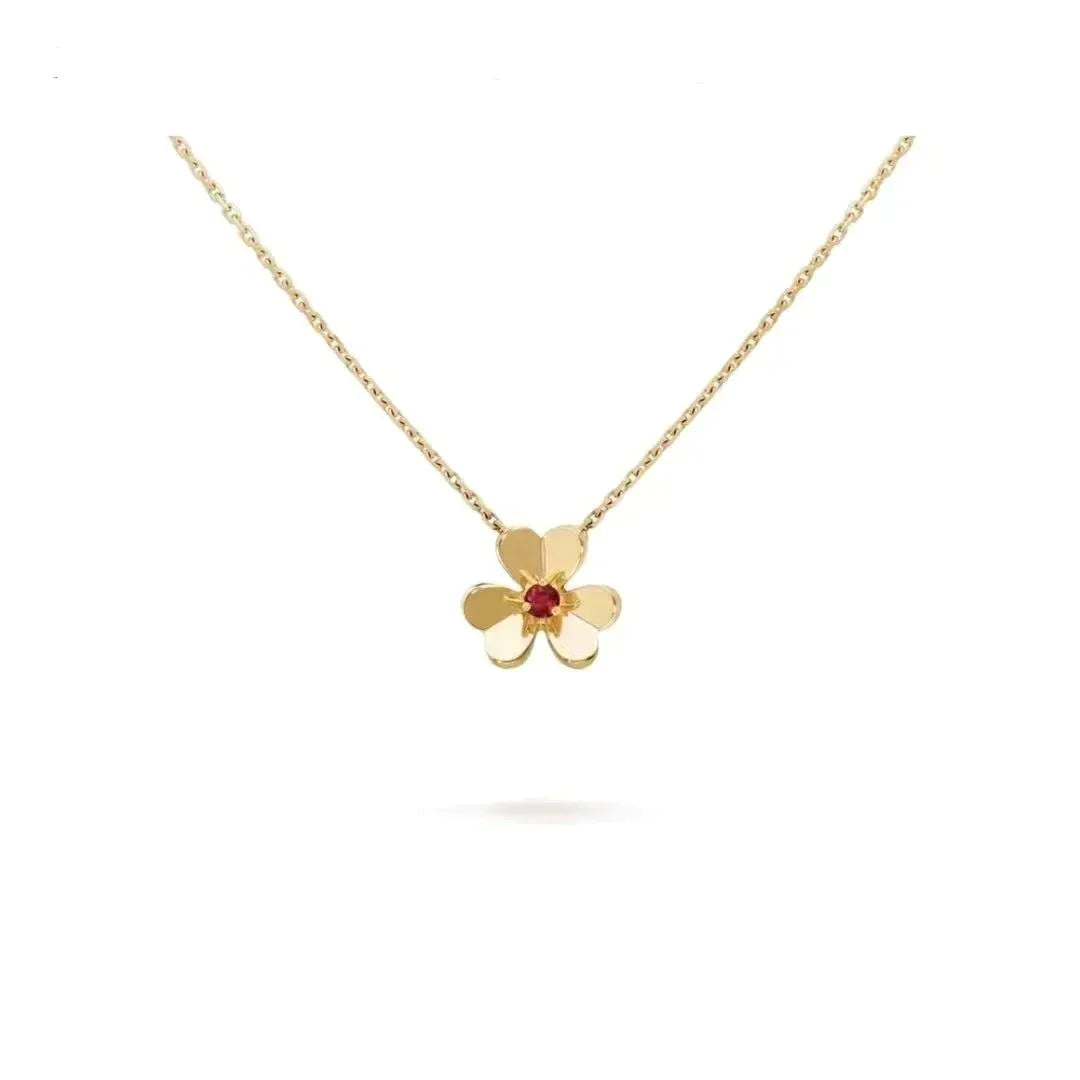 „Glow Jewelry“ FRIVOLE GOLD BLUMENHALSKETTE