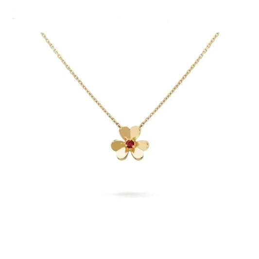 „Glow Jewelry“ FRIVOLE GOLD BLUMENHALSKETTE