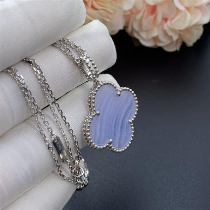 ¡®Glow Jewelry¡¯KLEE SILBER CHALZEDON GROSSE KLEE HALSKETTE