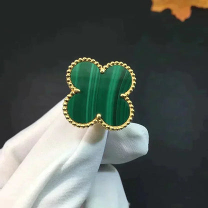 ¡®Glow Jewelry¡¯CLOVER MALACHITE RING