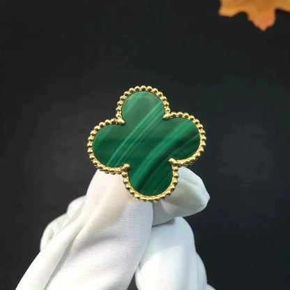 ¡®Glow Jewelry¡¯CLOVER MALACHITE RING