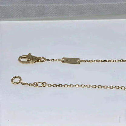 ®Glow Jewelry®クローバー カーネリアン シングル フラワー ブレスレット
