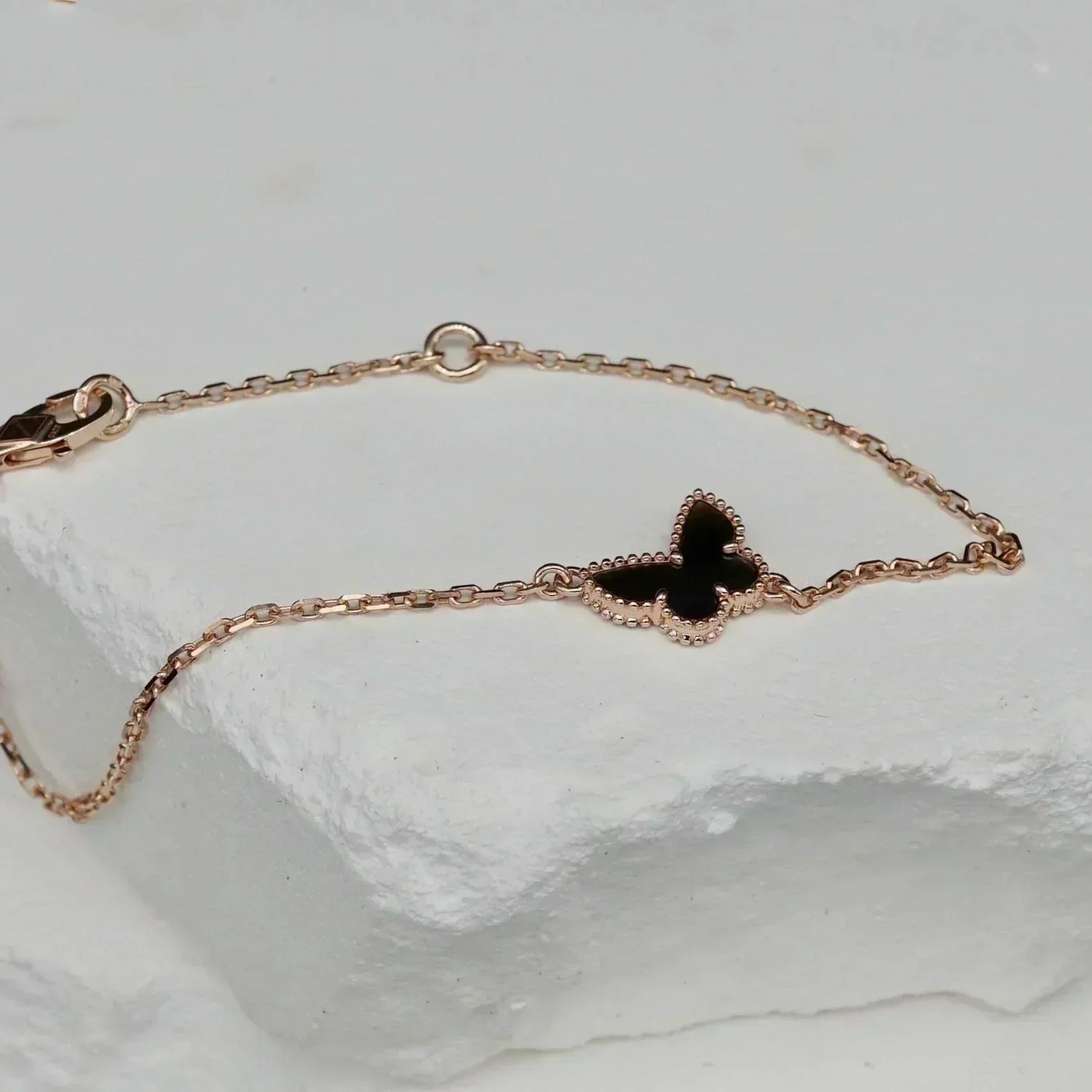 ¡®Glow Jewelry¡¯ BUTTERFLY ONYX SCHMETTERLINGSARMREIF